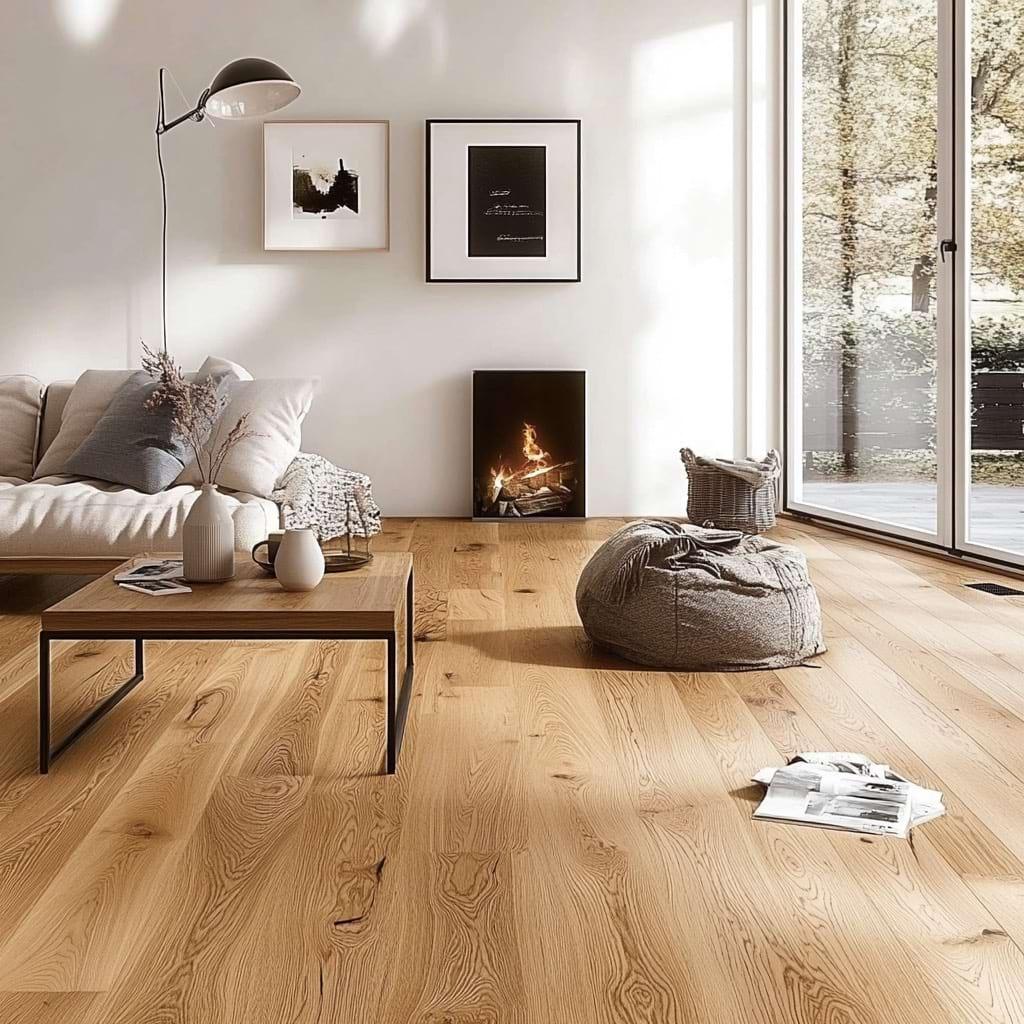 Hardwood flooring installation