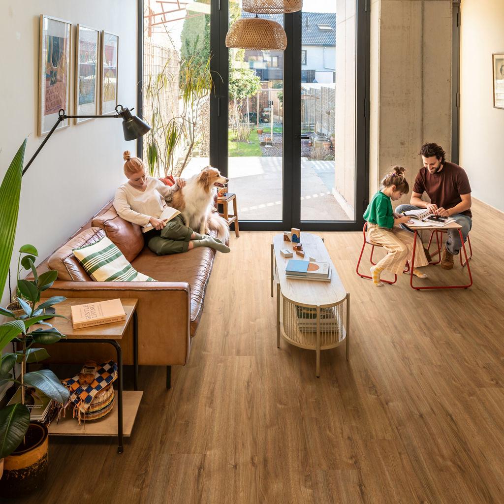 Laminate flooring installation